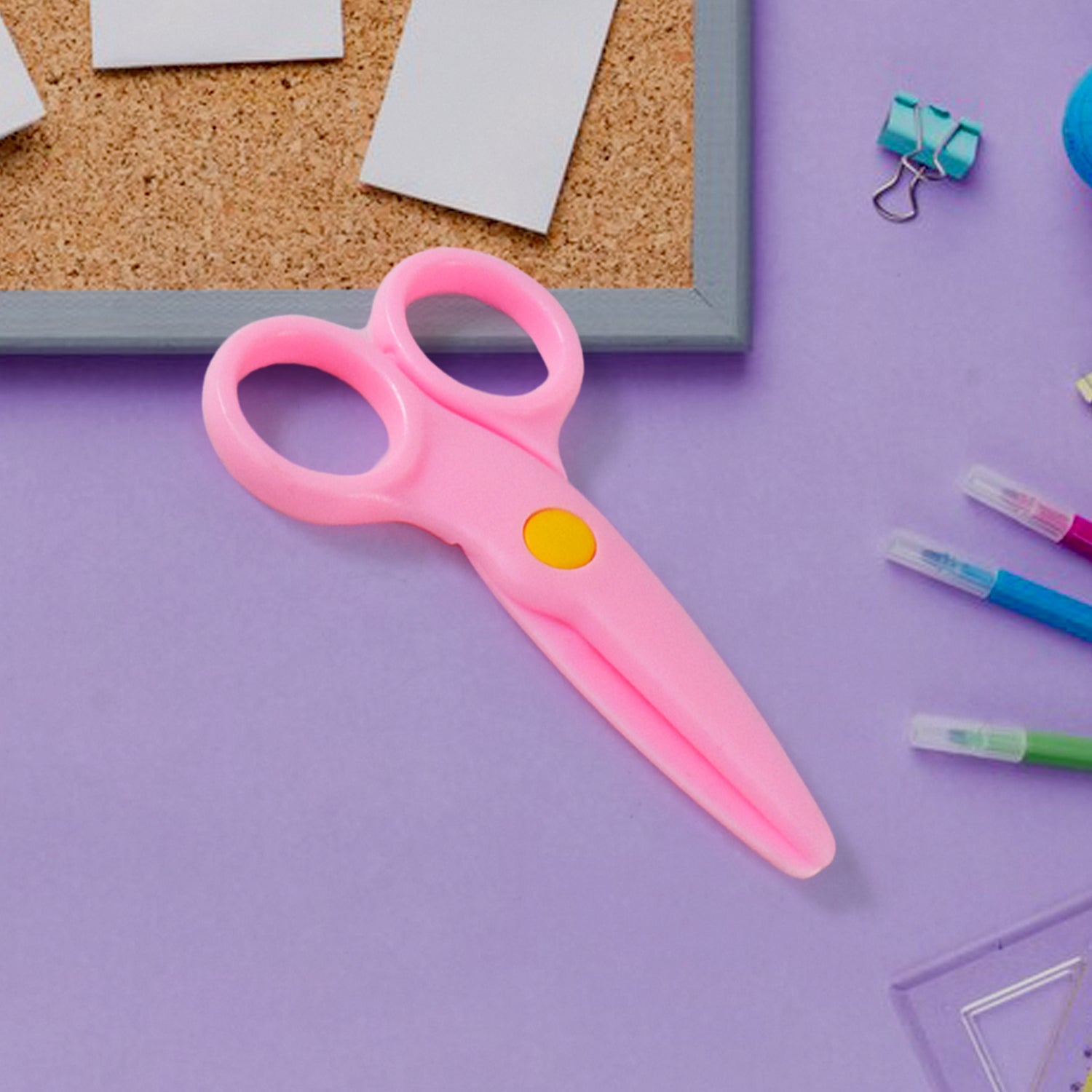 Child-Safe Plastic Scissors Set for Toddlers & Preschool Kids - Art & Craft Supplies Child-Safe Plastic Scissors Set for Toddlers & Preschool Kids - Art & Craft Supplies
